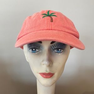 Adjustable baseball graphic Hawaiian embroidered hat like new beach summer